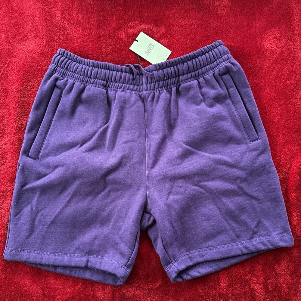 Brand New Maison Article Purple Shorts size XL